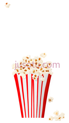 爆米花,卡通,白色,红色PNG