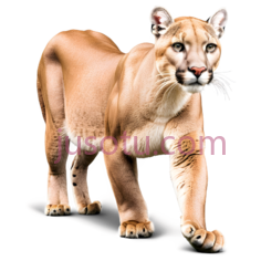 美洲狮,浅棕色PNG