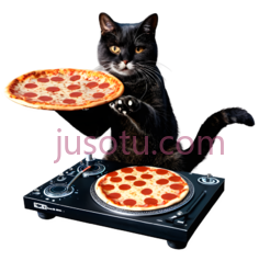 搞笑,猫,披萨PNG