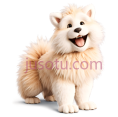 狗狗,卡通,白色PNG