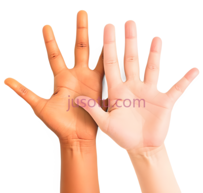 手掌,张开,棕色,白色, PNG