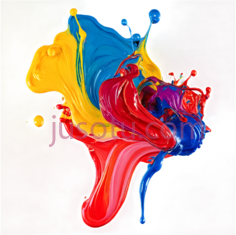 彩色,颜料PNG
