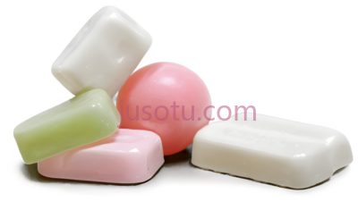糖果,软糖,白色,粉色,绿色, PNG