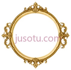 相框,复古,金色PNG