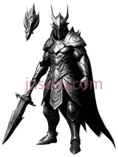 骑士,幻想,银色PNG