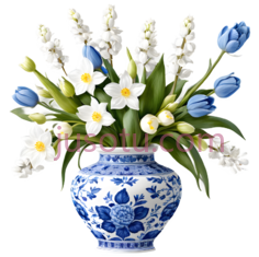 花瓶,青花瓷,蓝色,白色PNG