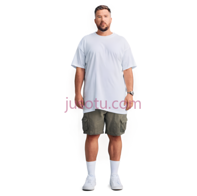 男人,大号T恤,天蓝色, PNG