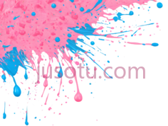 粉色,蓝色,泼洒, PNG