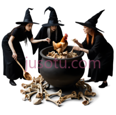 女巫,女巫装束,黑色PNG