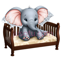 小象,家具, PNG