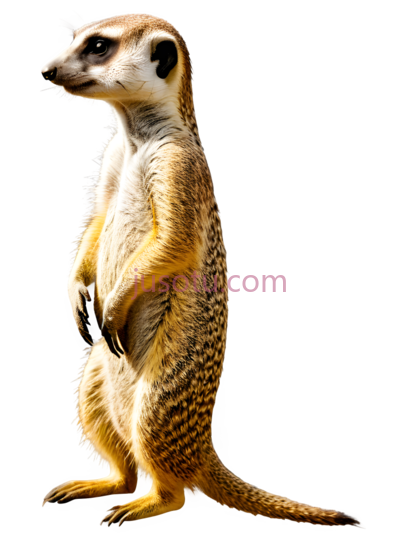 猫鼬,站立,黄色,棕色, PNG
