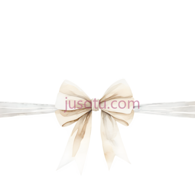 丝带,蝴蝶结,白色, PNG