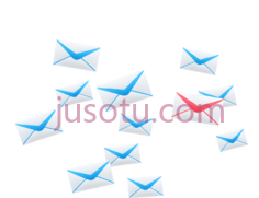 信封,白色带蓝色图案PNG