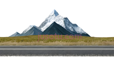 山峰,插画,白色, PNG