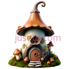 小屋,橡实,童话PNG
