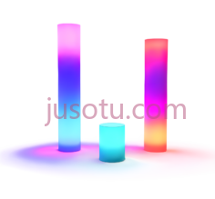 多彩,雕塑PNG