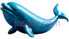 海豚,卡通,蓝色PNG
