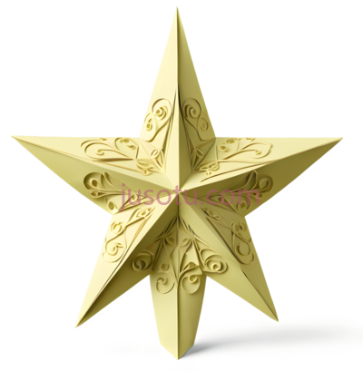 星星,装饰性,金色, PNG