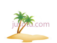 海滩,棕榈树, PNG