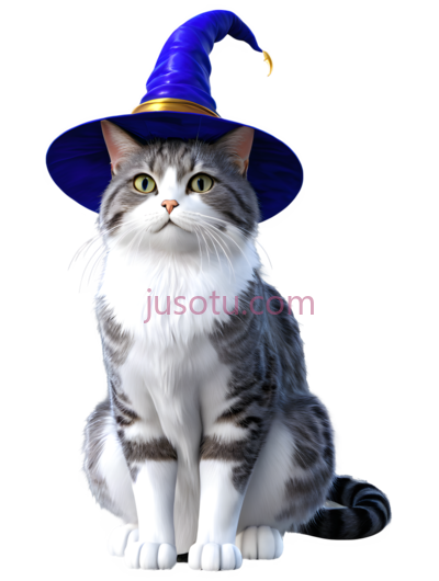 巫师,猫, PNG