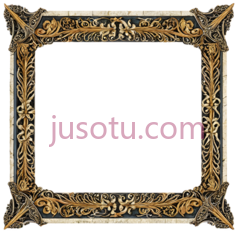相框,复古,金色PNG