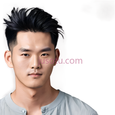 人物,现代发型,浅灰色上衣, PNG