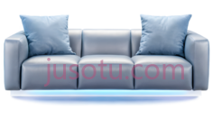 沙发,现代,灰色PNG