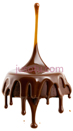 蛋糕,巧克力淋面,棕色PNG