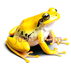 黄色青蛙PNG