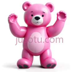 玩具熊,卡通,粉色PNG