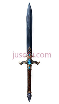 剑,幻想,银色,金色,蓝色PNG