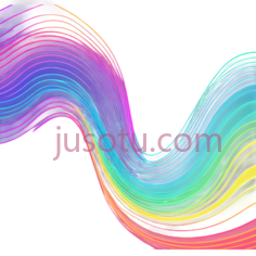 彩色,波浪PNG