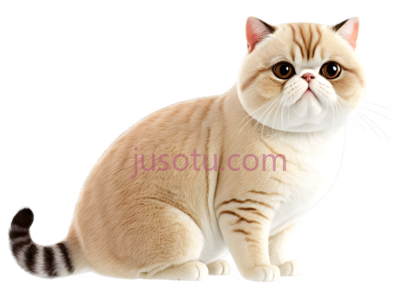 猫,卡通,浅棕色, PNG
