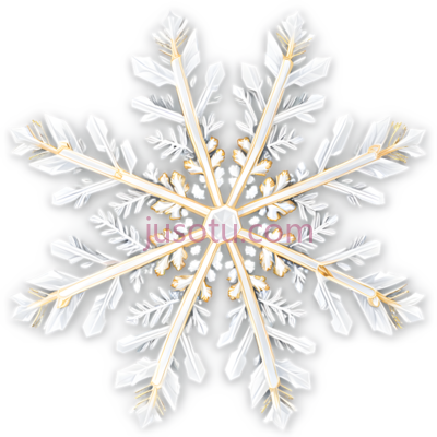 雪花,对称,白色, PNG