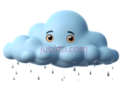 卡通,雨云, PNG