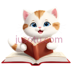 小猫,卡通,白色,橙色PNG