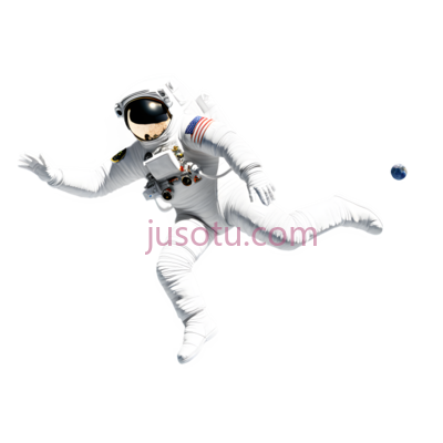 宇航员,太空服,白色, PNG