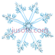 雪花,对称,蓝色PNG