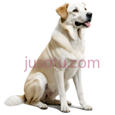 狗,坐姿,白色PNG