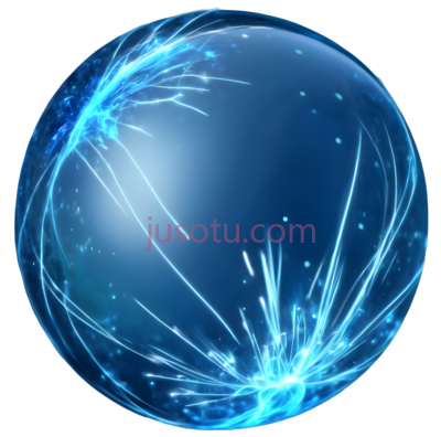 光球,科幻,蓝色, PNG