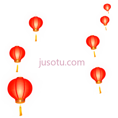 灯笼,中国风,红色, PNG
