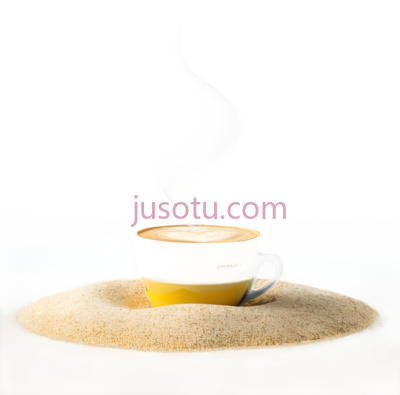 咖啡杯,现代,白色,黄色, PNG