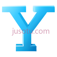 字母,立体,蓝色PNG