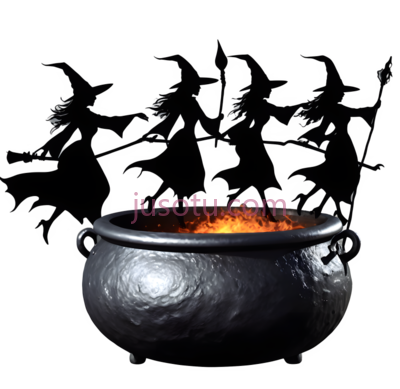 锅,金属,黑色, PNG