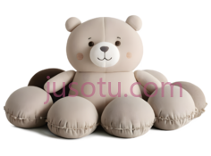 玩具熊,可爱,浅棕色PNG
