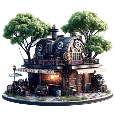 小屋,复古,黑色, PNG