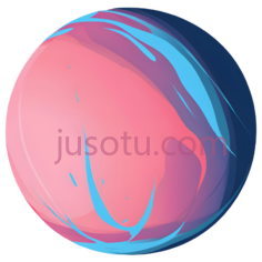 星球,抽象,粉色,蓝色PNG