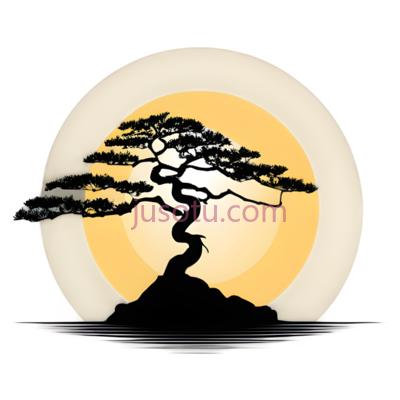 盆景,太阳, PNG