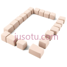 积木,几何形状,白色PNG