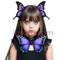 蝴蝶,卡通,紫色PNG